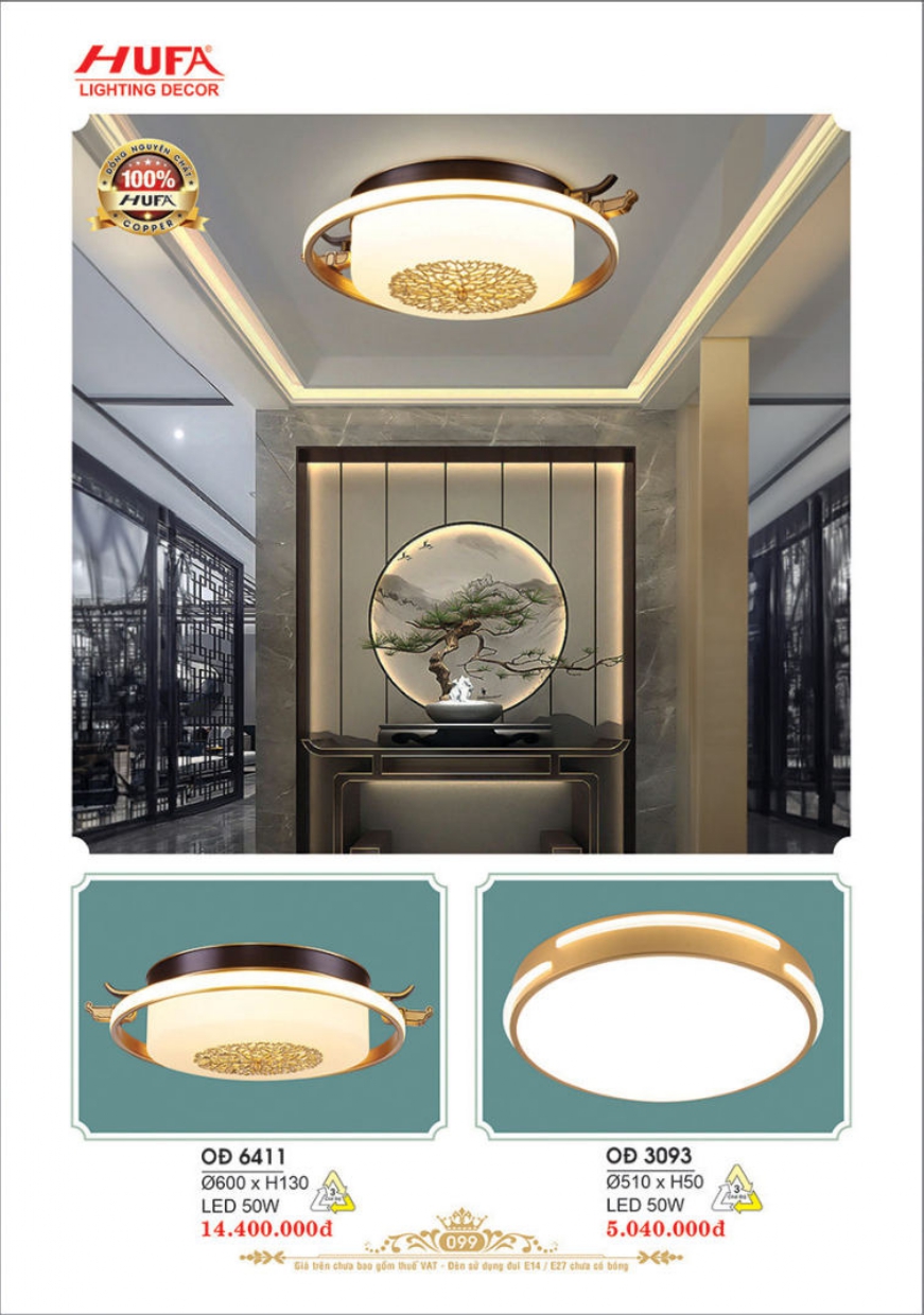 Bảng giá đèn trang trí HUFA